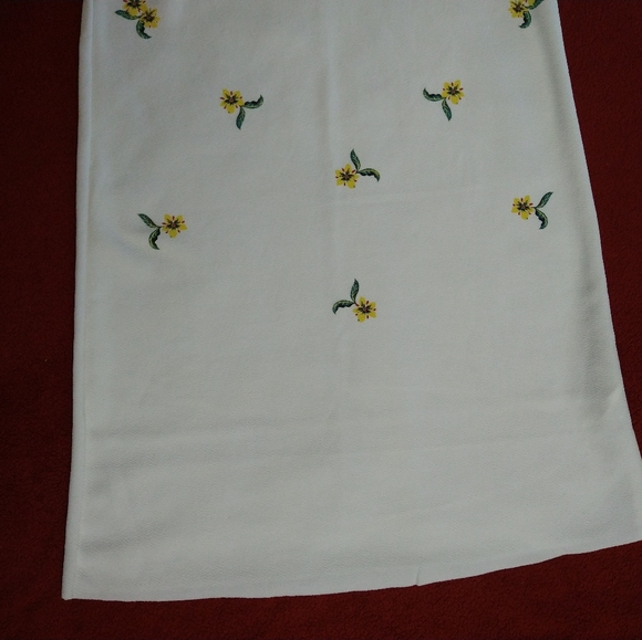 Zara white floral flare short sleeve dress size small - Picture 8 of 16